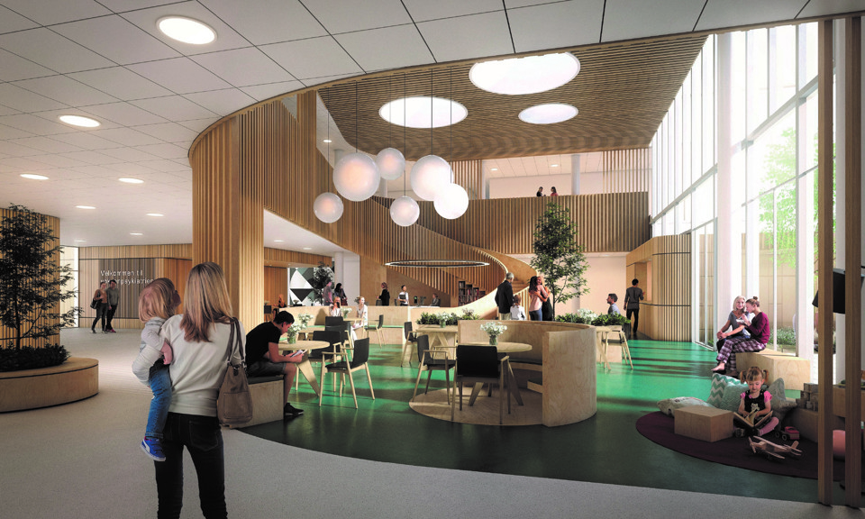 Sådan kommer receptionen i voksenpsykiatrien til at se ud i Region Syddanmark