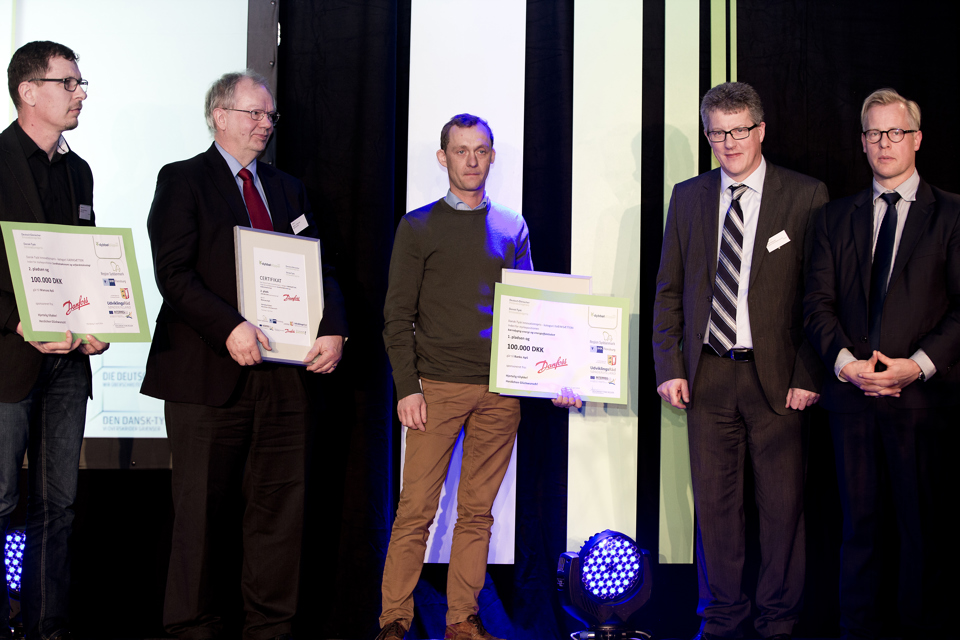 Hans J. Pedersen og Jesper Allan Hansen, Manuxa ApS, Nordborg, modtog andenpræmien, mens Rasmus Banke, Banke ApS, Battery Electric Power, Nordborg, vandt i kategorien Iværksætteri, Danmark.