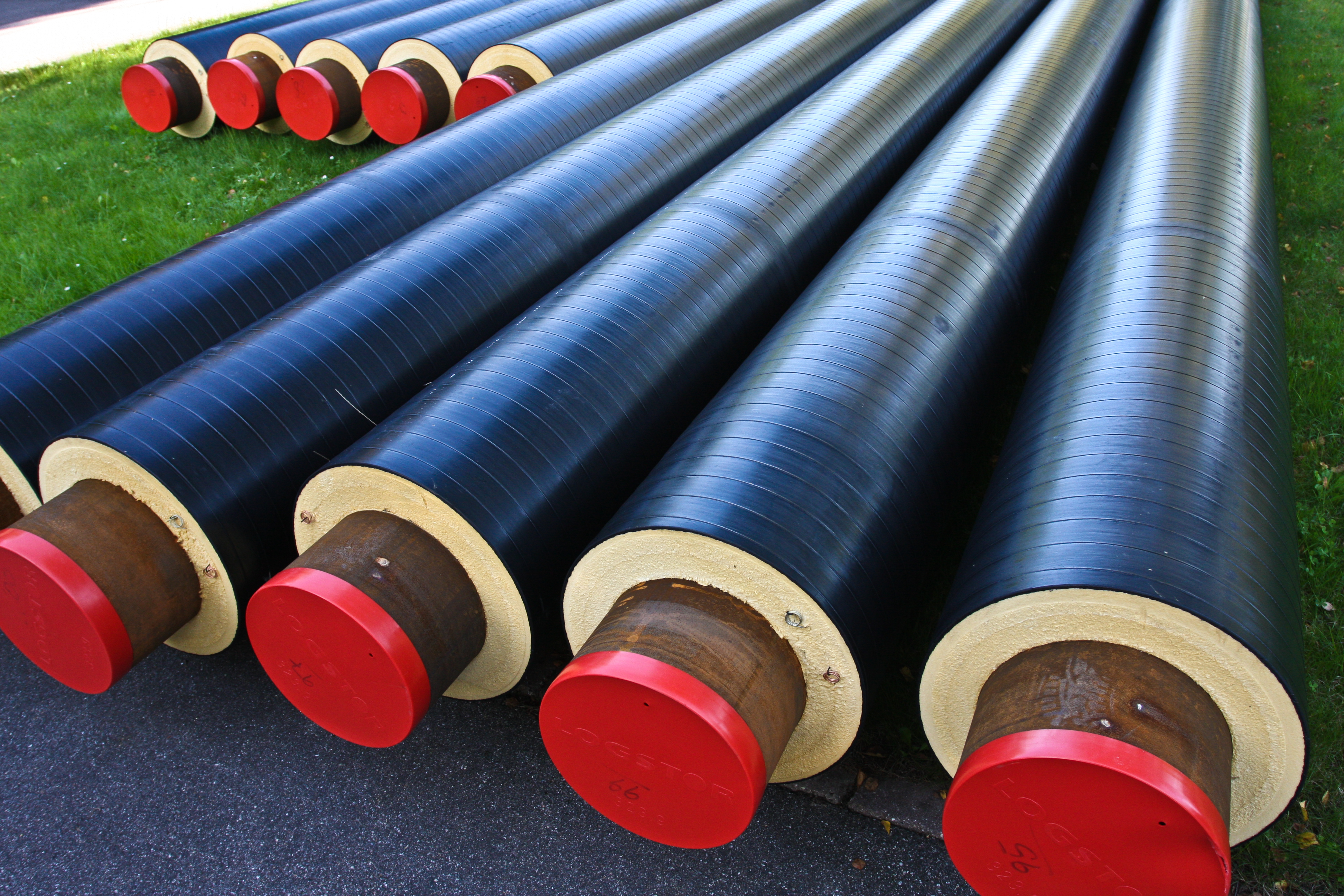 Billede af fjernvarmerør