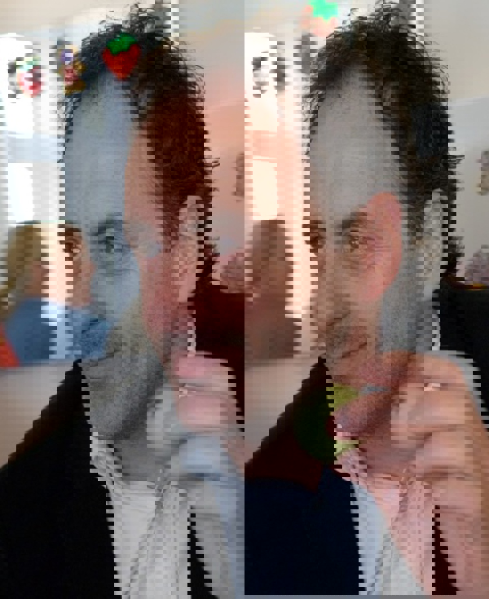 Philippe Bouteloup, stifteren af det franske Musique et Santé, deltog i løjerne med et rytmeæg.