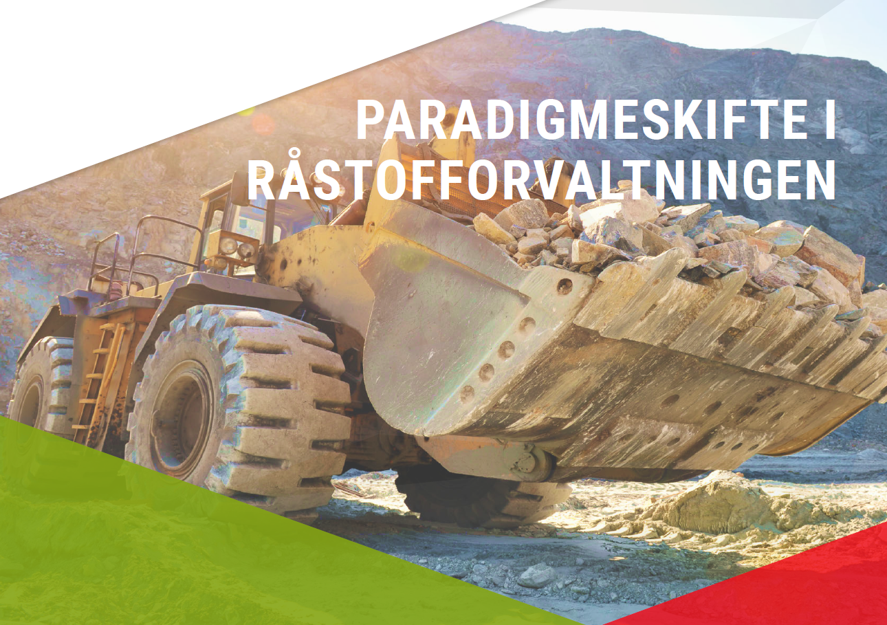 Gummihjulslæsser i råstofgrav