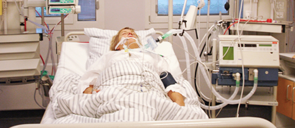 Odense Universitetshospital kan se frem til at få 10 nye intensivsenge. (Modelfoto)