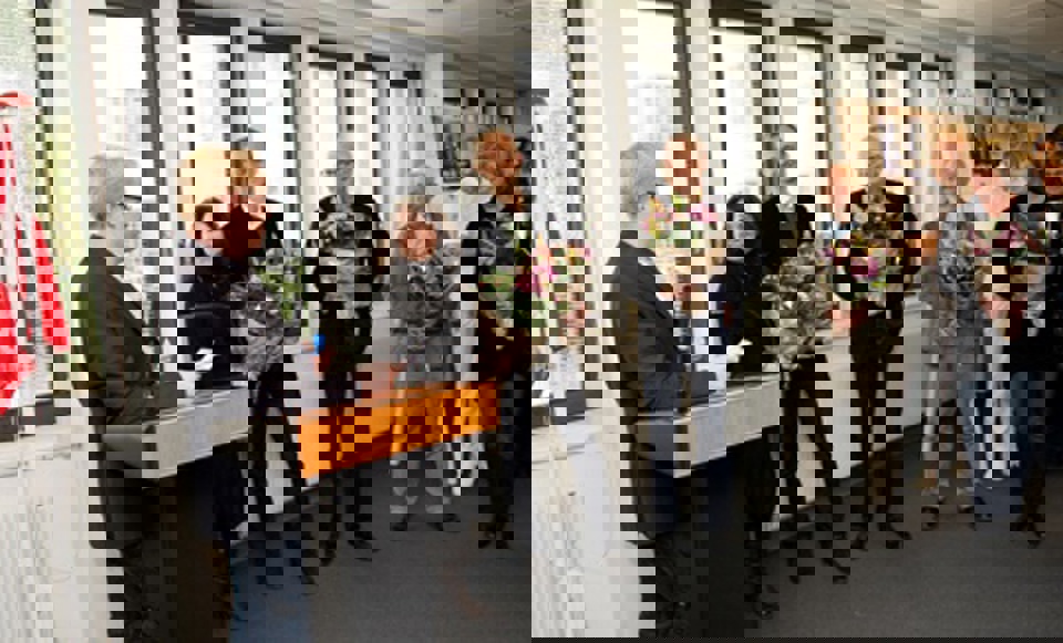 De glade vindere: Konsortiet der har fået opgaven med at gøre  sygehuset i Kolding til akutsygehus. 