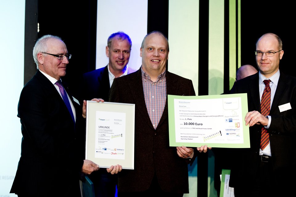 Ulrik Rasmussen, Rail and Road Protec GmbH, Flensburg, vandt kategorien Iværksætteri, Tyskland.