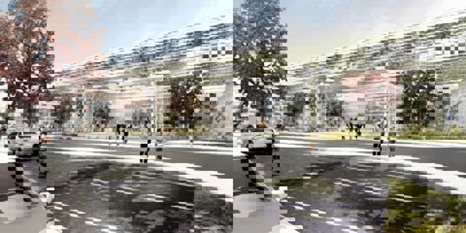 Sådan kommer det nye akutsygehus i Kolding til  at se ud. 