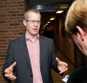 Carl Holst konstituering  Carl Holst (V) fortsætter som regionsrådsformand. Foto: Jørgen Diswal