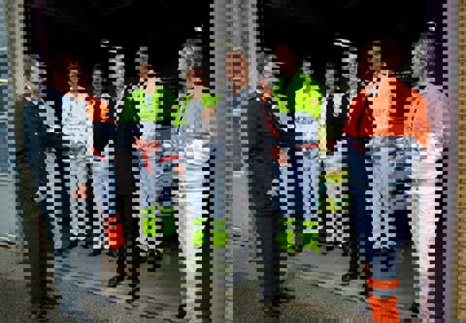 Akutbil indvies i Skærbæk Snoren til akutbilen blev klippet i Skærbæk torsdag den  3. september 2009.