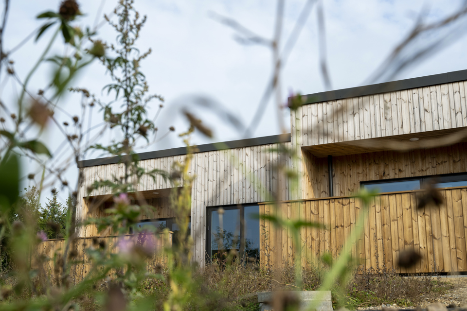 Facadebillede af nybyggeriet