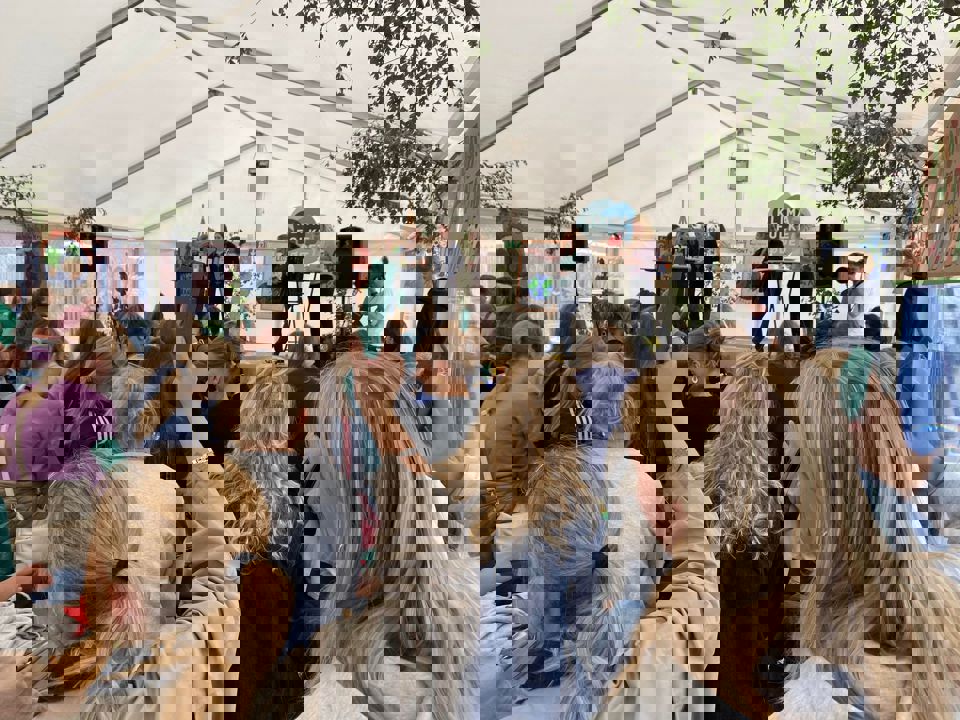 Debatter, oplæg og diskussioner tiltrak nysgerrige debativrige og klimaengagerede mennesker. Foto Region Syddanmark. 