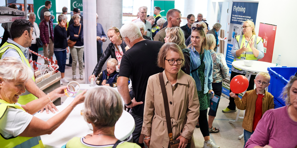 Trængsel i stand-område på OUH