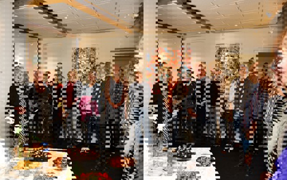 Oversygeplejerske Maja Mygdal Jørgensen byder velkommen til  indvielsen. Fotos: Jørgen Diswal