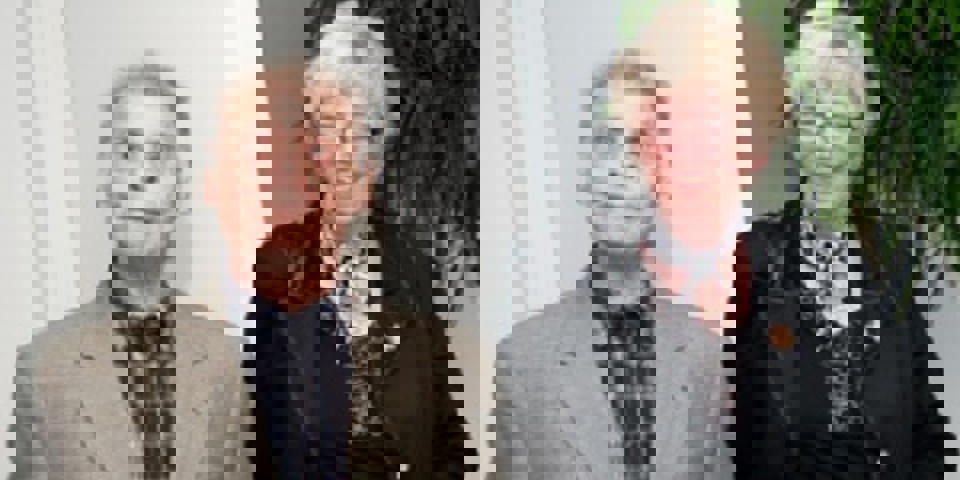 Hanna-Lise Hestbech-Rasmussen er medlem af  pårørenderådet på Trindvold. Her ses hun sammen  med sin afdøde mands bror Erik, der er 76 år og  bor på Trindvold.