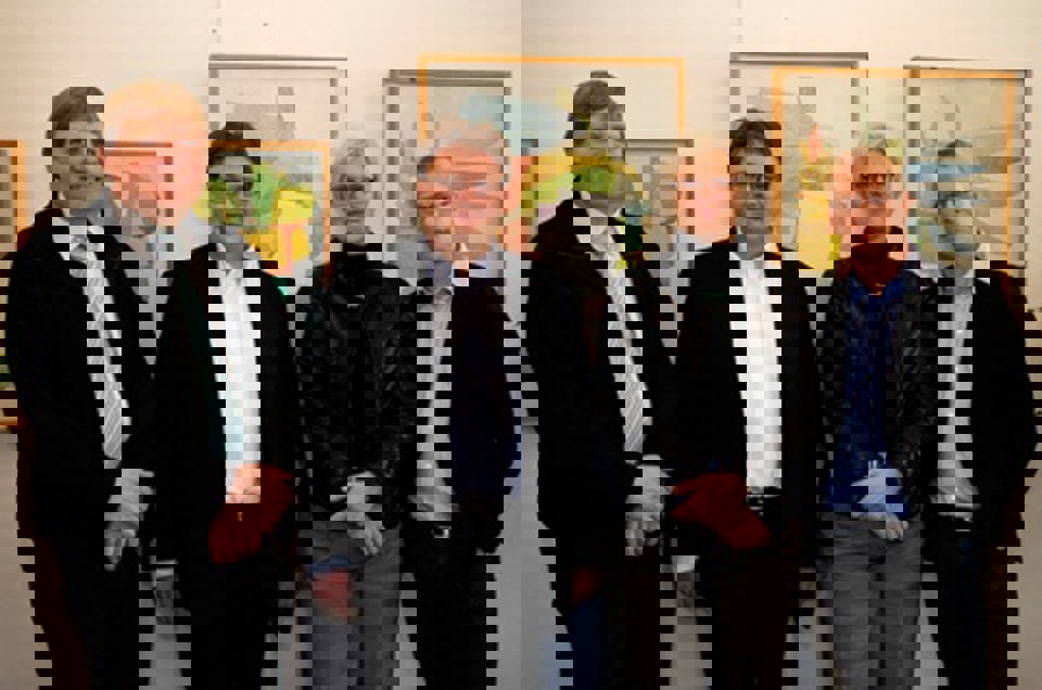 Borgmester Karsten Landro (C), regionsrådsmedlem Bo  Libergren, direktør på OUH Bente Kowal og regionsråds- formand Carl Holst (V) glædede sig alle over, at mange års betræbelser nu ser ud til at have båret frugt.