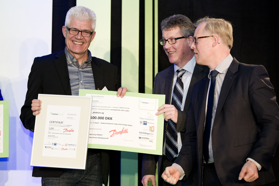 Ole Bay Jensen, AspIT for unge med særlige behov, modtog førstepræmien i kategorien Innovation, Danmark.