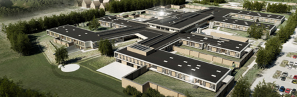 Byggeriet i Middelfart bliver en kombination af ombygning af de allerede eksisterende bygninger og en udvidelse. Dermed bliver der plads til 70 retspsykiatriske og 34 almenpsykiatriske patienter.