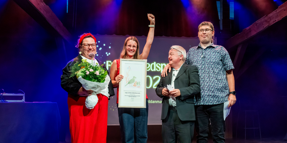 Svanen og ællingen vinder pris