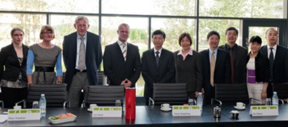 De kinesiske gæster fra Guangdong ønskede at høre om det danske sundhedssystem. Foto: Jørgen Diswal.