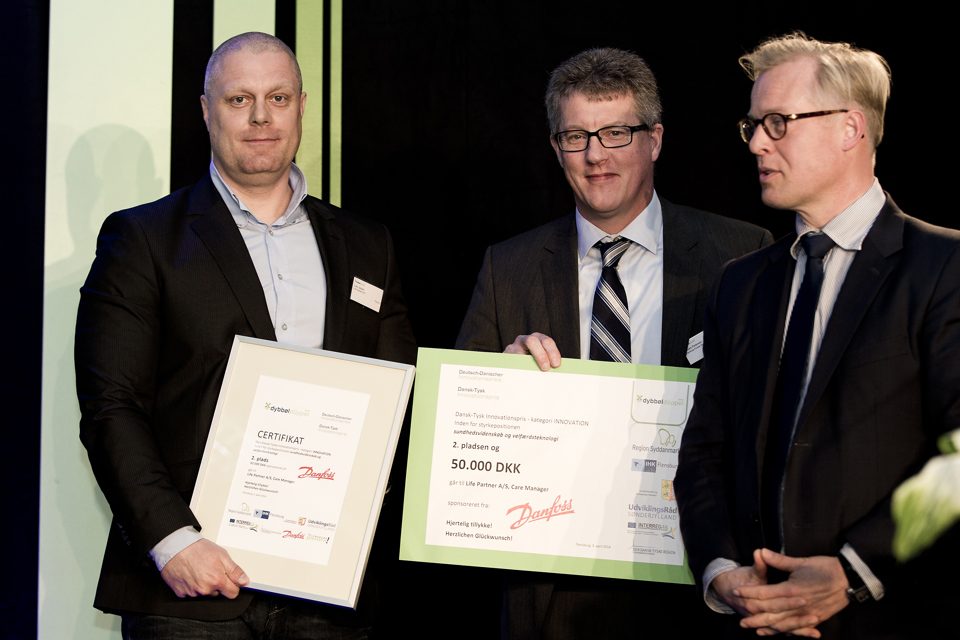 Lars Jessen, Life-Partners A/S, Padborg, modtog andenpræmien i kategorien Innovation, Danmark.