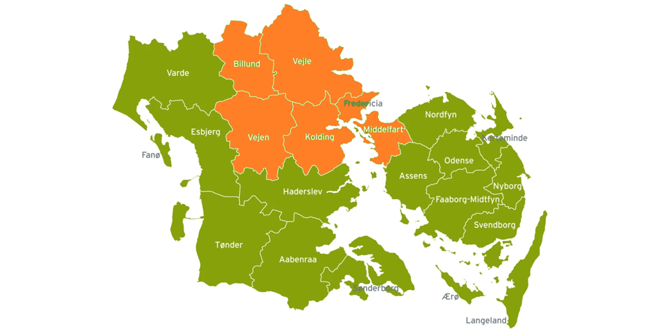 Kort om Sundhedsklynge Lillebælt